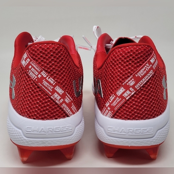 Under Armour Women's UA Glyde 2 MT TPU Softball Cleats 3026603-101 Size 8.5 New - Picture 5 of 11